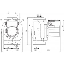 Циркуляционный насос Wilo TOP-S 80/10 DM PN10