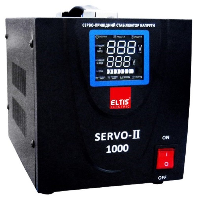Cтабілізатор напруги Елтіс SERVO-II-SVC-1000BA LED