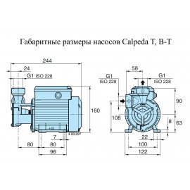 Поверхностный насос Calpeda T 65E | (Италия)