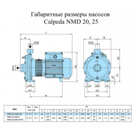 Поверхностный насос Calpeda NMD 20/110B/A | (Италия)