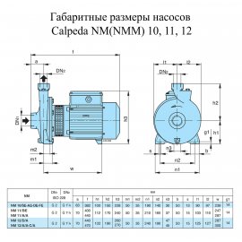 Поверхностный насос Calpeda NMM 10/FE | (Италия)