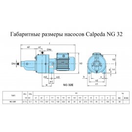 Поверхностный насос Calpeda NG 32E  | (Италия)