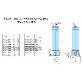 Поверхностный насос Calpeda MXSU 203/A  | (Италия)