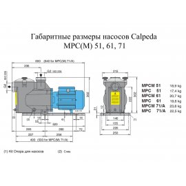 Поверхностный насос Calpeda MPCM 51 | (Италия)