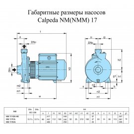 Поверхностный насос Calpeda NMM 17/HE | (Италия)