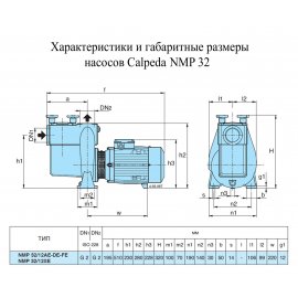 Поверхностный насос Calpeda NMPM 32/12FE | (Италия)