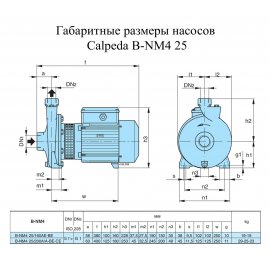 Поверхностный насос Calpeda B-NM4 25/160BE | (Италия)