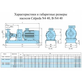 Поверхностный насос Calpeda N4 40-125F/A | (Италия)