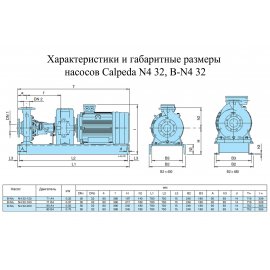 Поверхностный насос Calpeda N4 32-125D/A | (Италия)