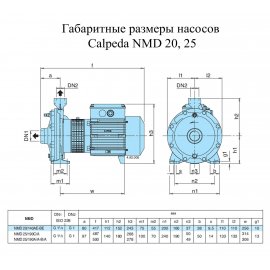 Поверхностный насос Calpeda NMD 25/190C/A | (Италия)