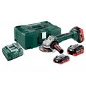 Аккумуляторная болгарка Metabo WB 18 LTX BL 125 QUICK SET (613077940)