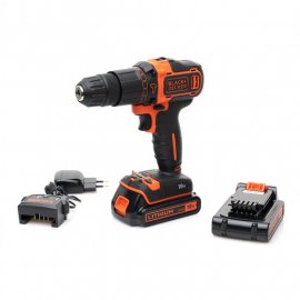 Дрель-шуруповерт аккумуляторный Black&Decker BDCHD18KB