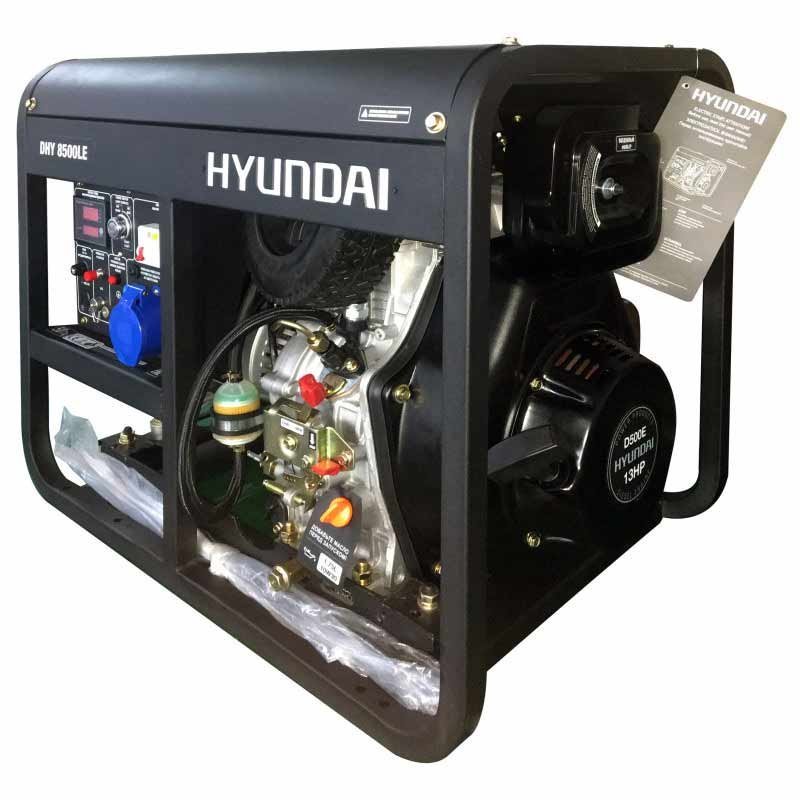 Генератор дизельный Hyundai DHY 8500 LE