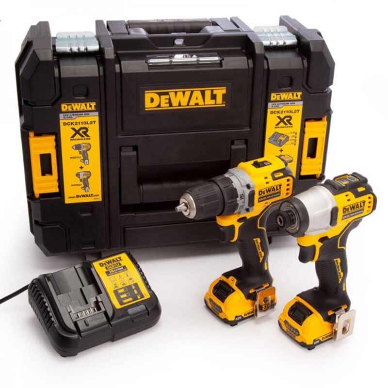 Набор с двух инструментов бесщеточных DeWalt DCK2110L2T