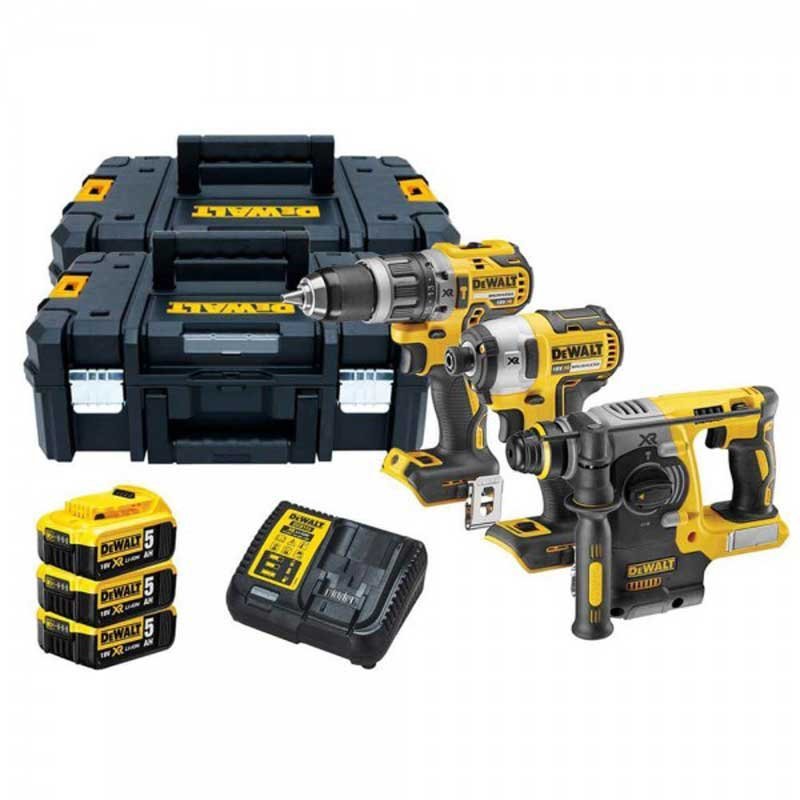 Набор с двух инструментов бесщеточных DeWalt DCK368P3T