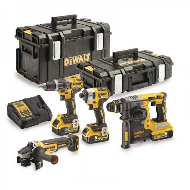 Набор из четырех инструментов бесщеточных DeWalt DCK422P3