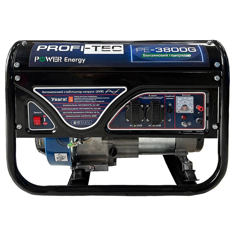 Генератор бензиновый PROFI-TEC PE-3300G-Cooper