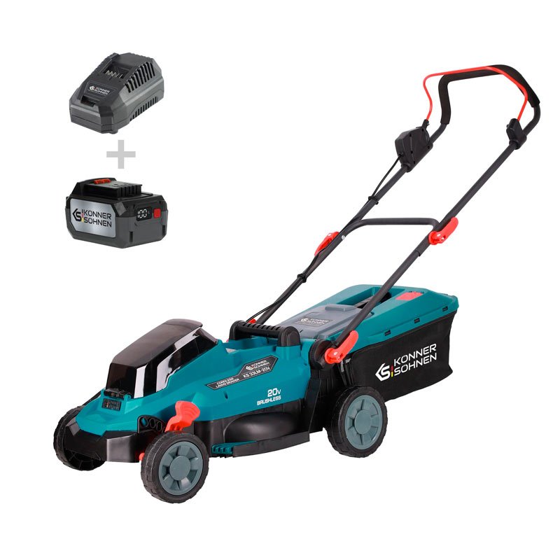 Газонокосарка акумуляторна Konner&Sohnen KS 33LM-20V SET