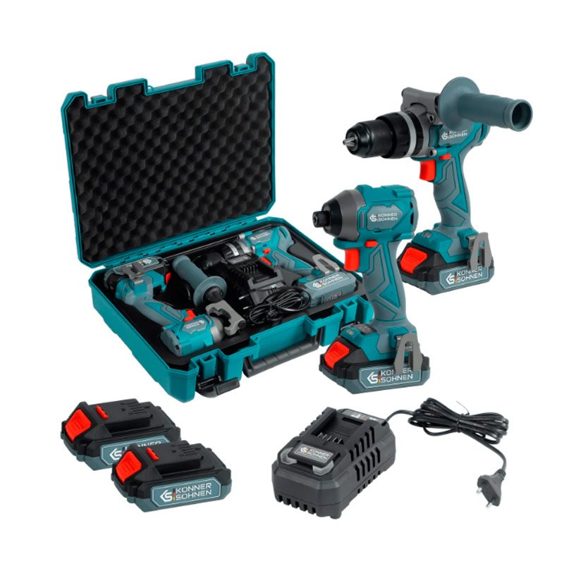 Набор аккумуляторного электроинструмента 2-в-1 Konner&Sohnen KS IDISD 20V SET 2