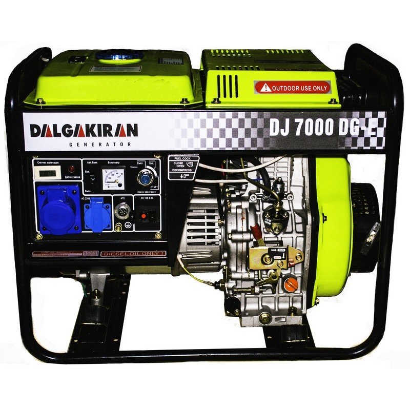 Генератор дизельний Dalgakiran DJ 7000 DG-E